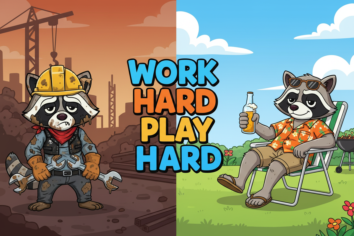Work Hard / Play Hard Collection Banner
