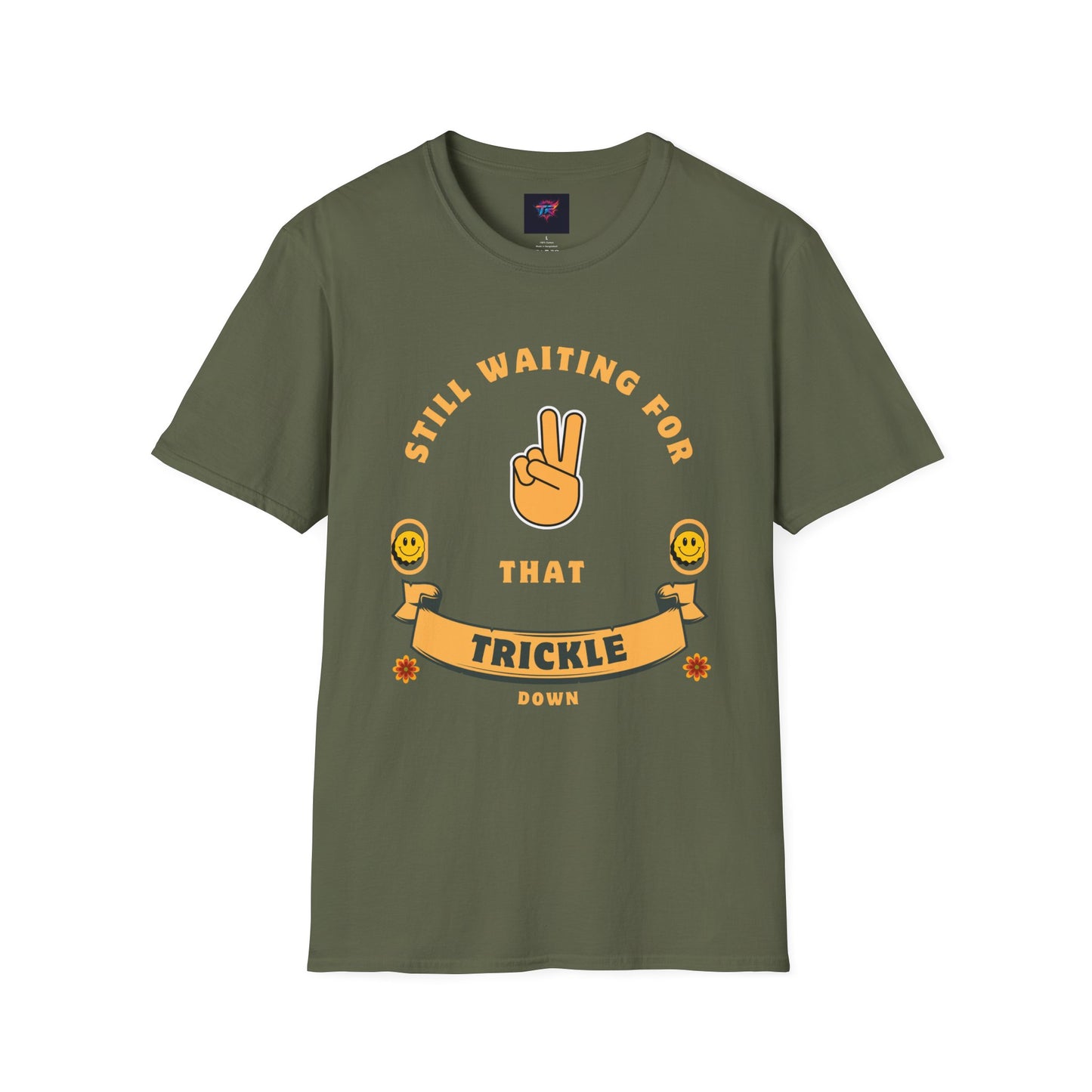 waiting for the trickle down shirt