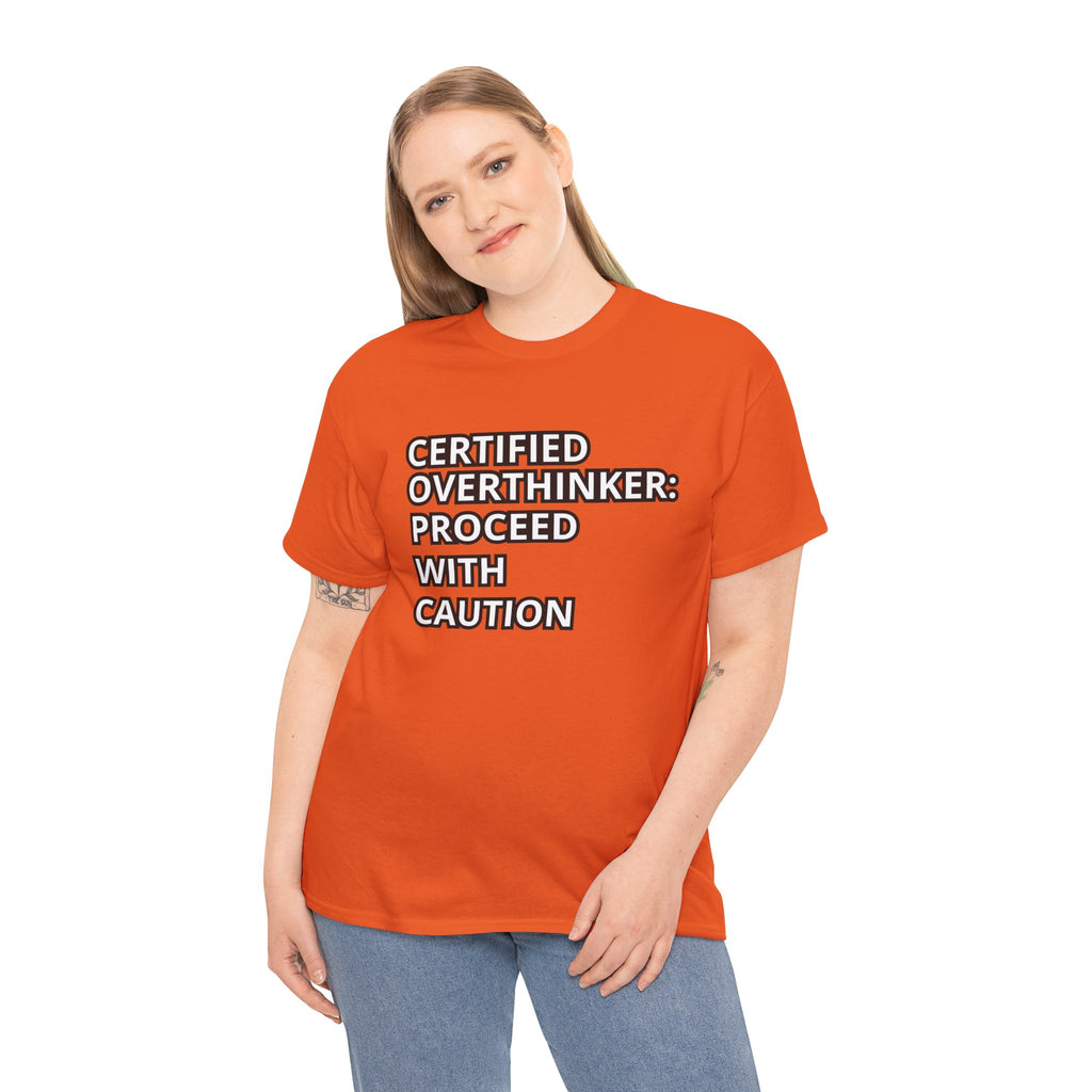 Brain Always On Overthinker Tee