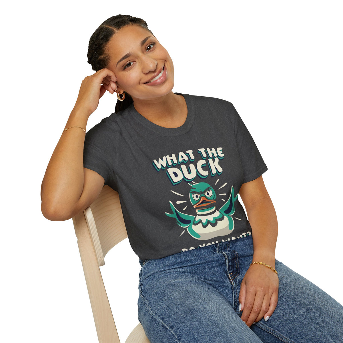 Funny Duck Graphic T-Shirt | Quirky Unisex Tee