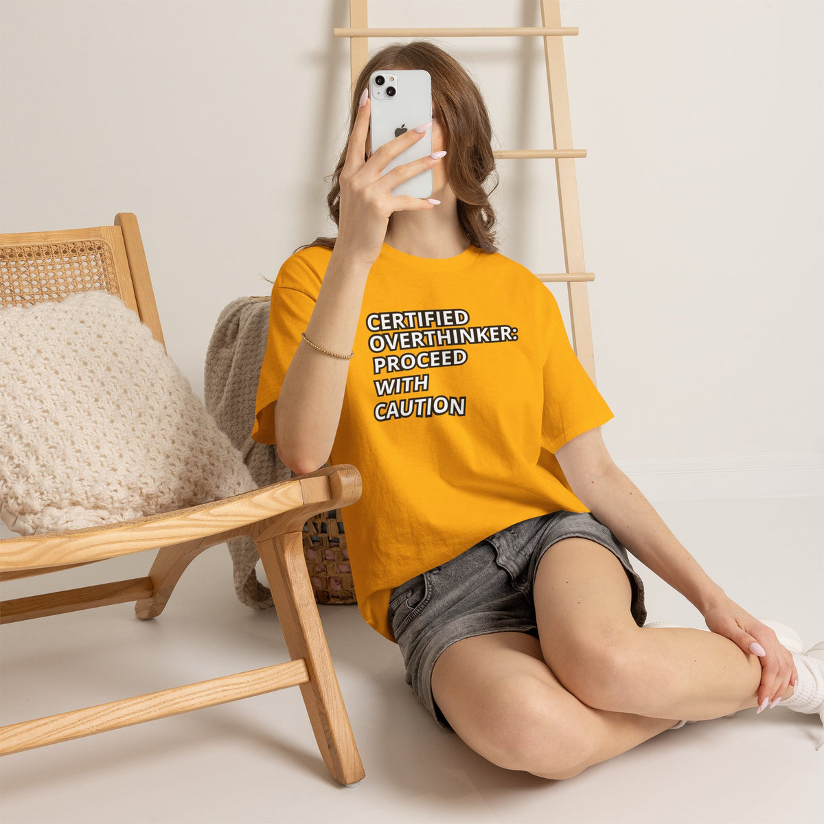 Brain Always On Overthinker Tee