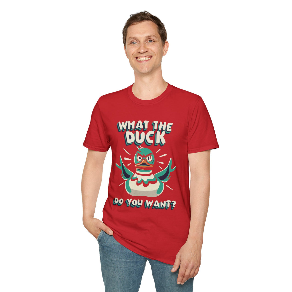 Funny Duck Graphic T-Shirt | Quirky Unisex Tee
