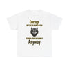 Inspirational Wolf T-Shirt – Strength, Courage & Empowerment Tee for Adults