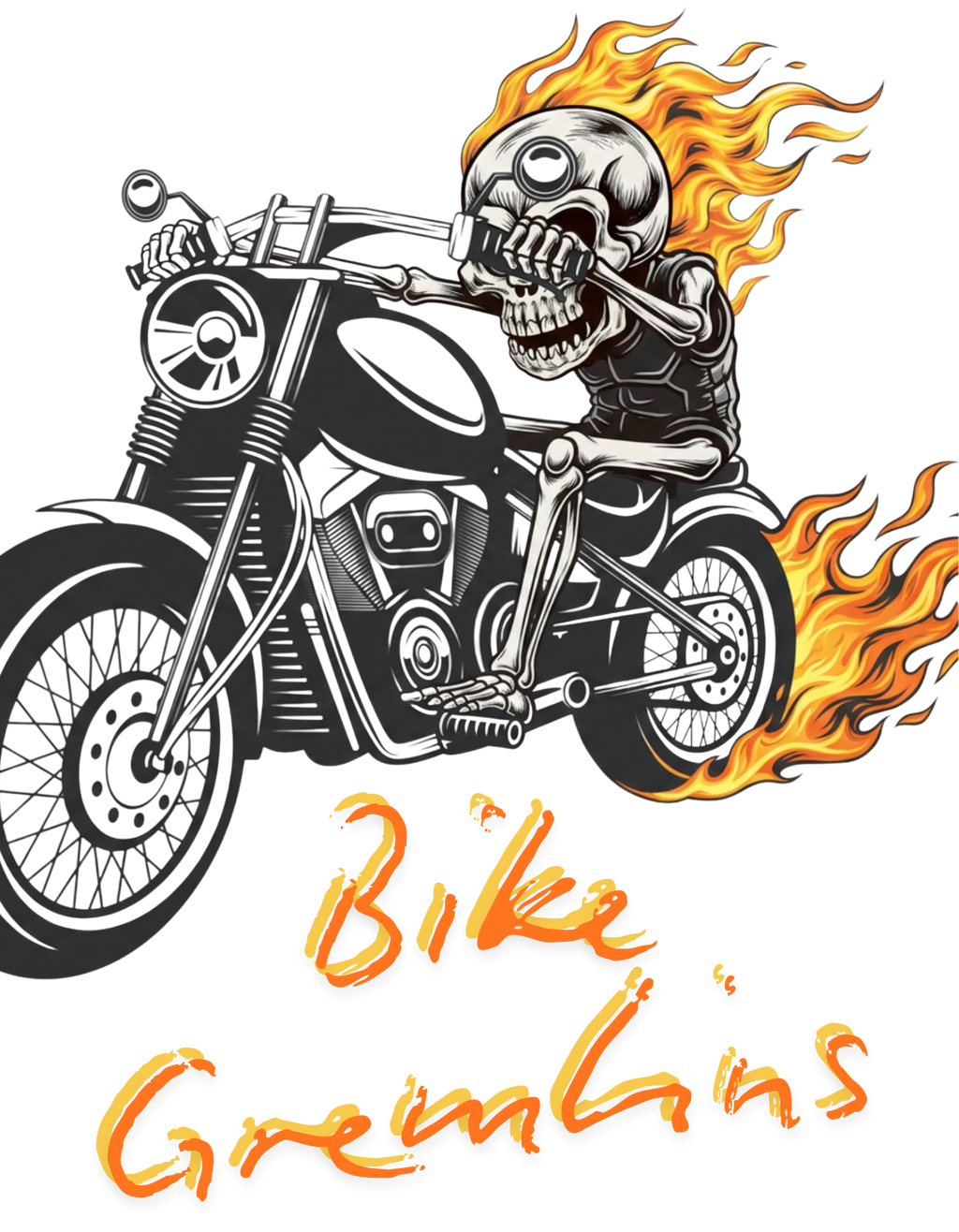 Bike Gremlins Skull Motorcycle Coffee Mug (11/15 oz)