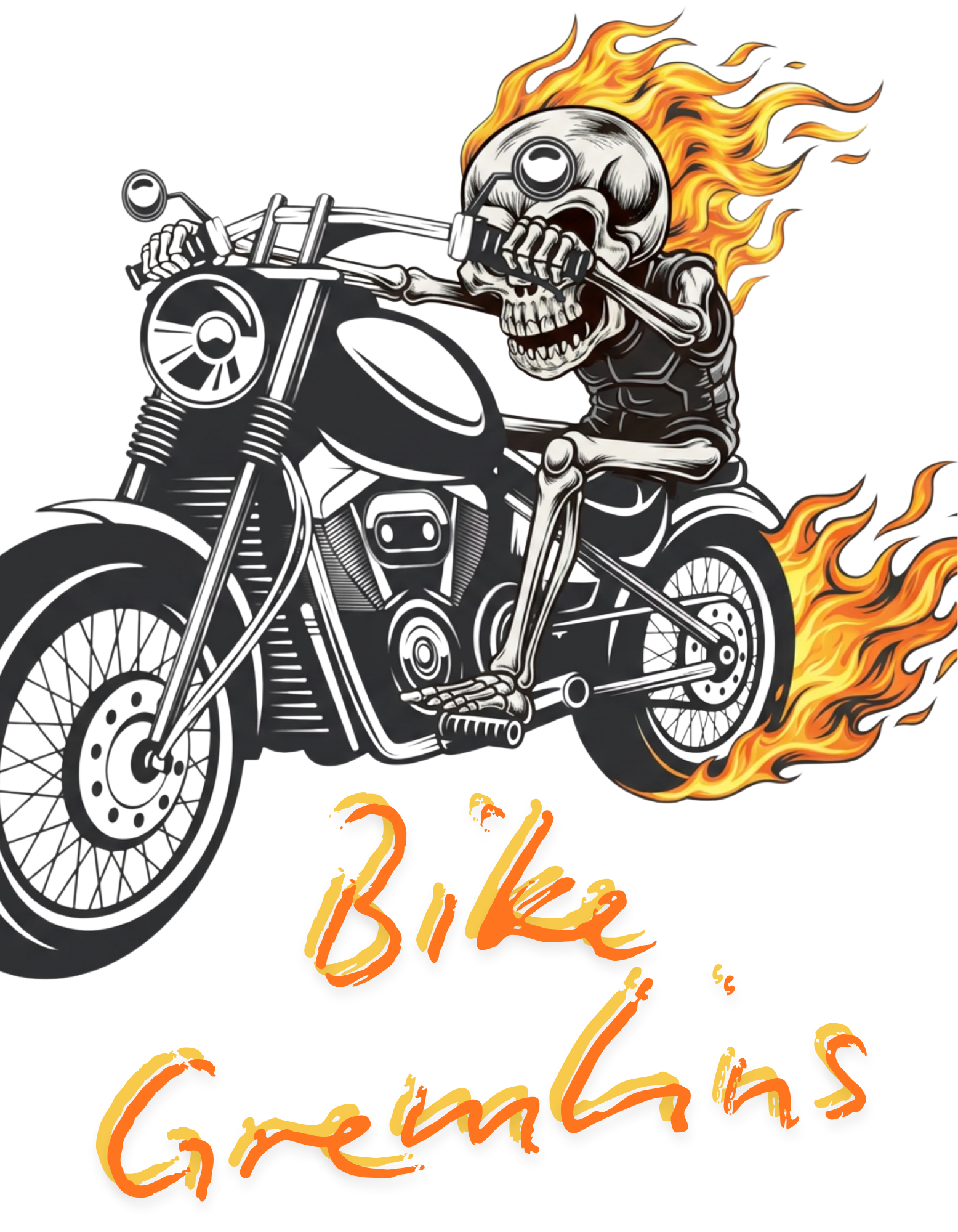 Bike Gremlins Skull Motorcycle Coffee Mug (11/15 oz)