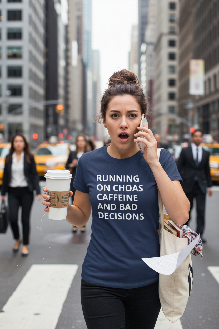 Running on Coffee & Bad Decisions Tee