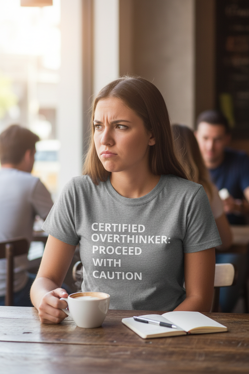 Brain Always On Overthinker Tee