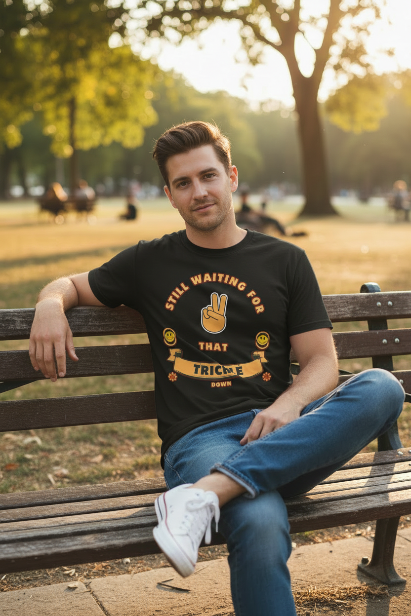 Still Waiting for the Trickle Down Funny T-Shirt
