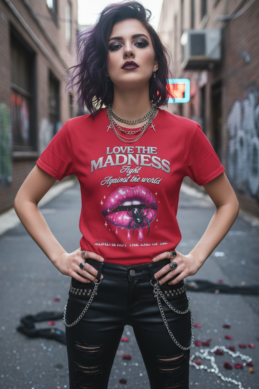Love the Madness ADHD Graphic T-Shirt
