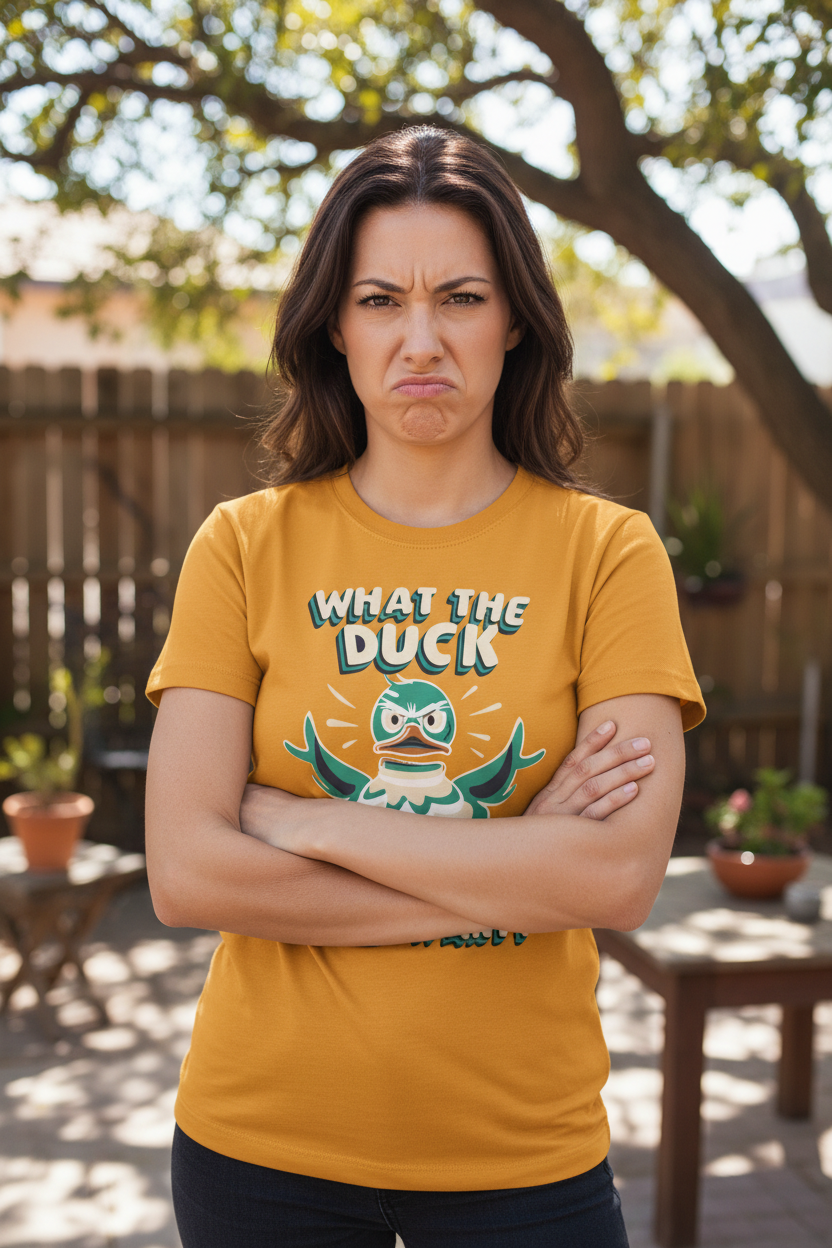Funny Duck Graphic T-Shirt | Quirky Unisex Tee