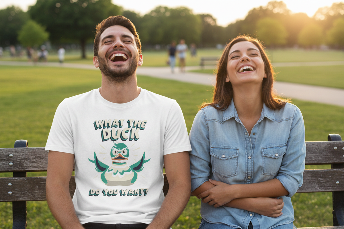 Funny Duck Graphic T-Shirt | Quirky Unisex Tee