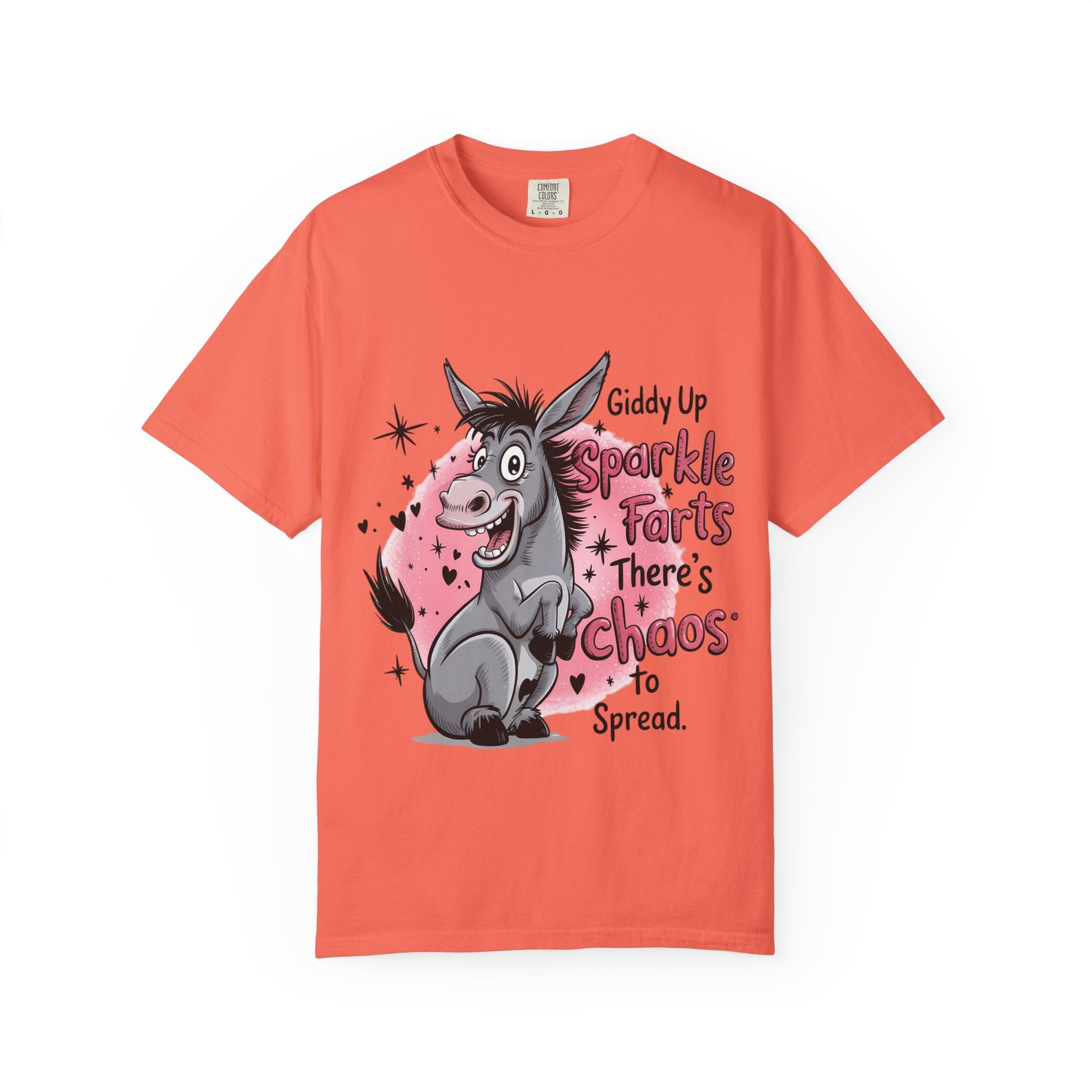 Funny Unisex T-Shirt with Sparkle Farts Design