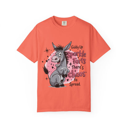 Funny Unisex T-Shirt with Sparkle Farts Design