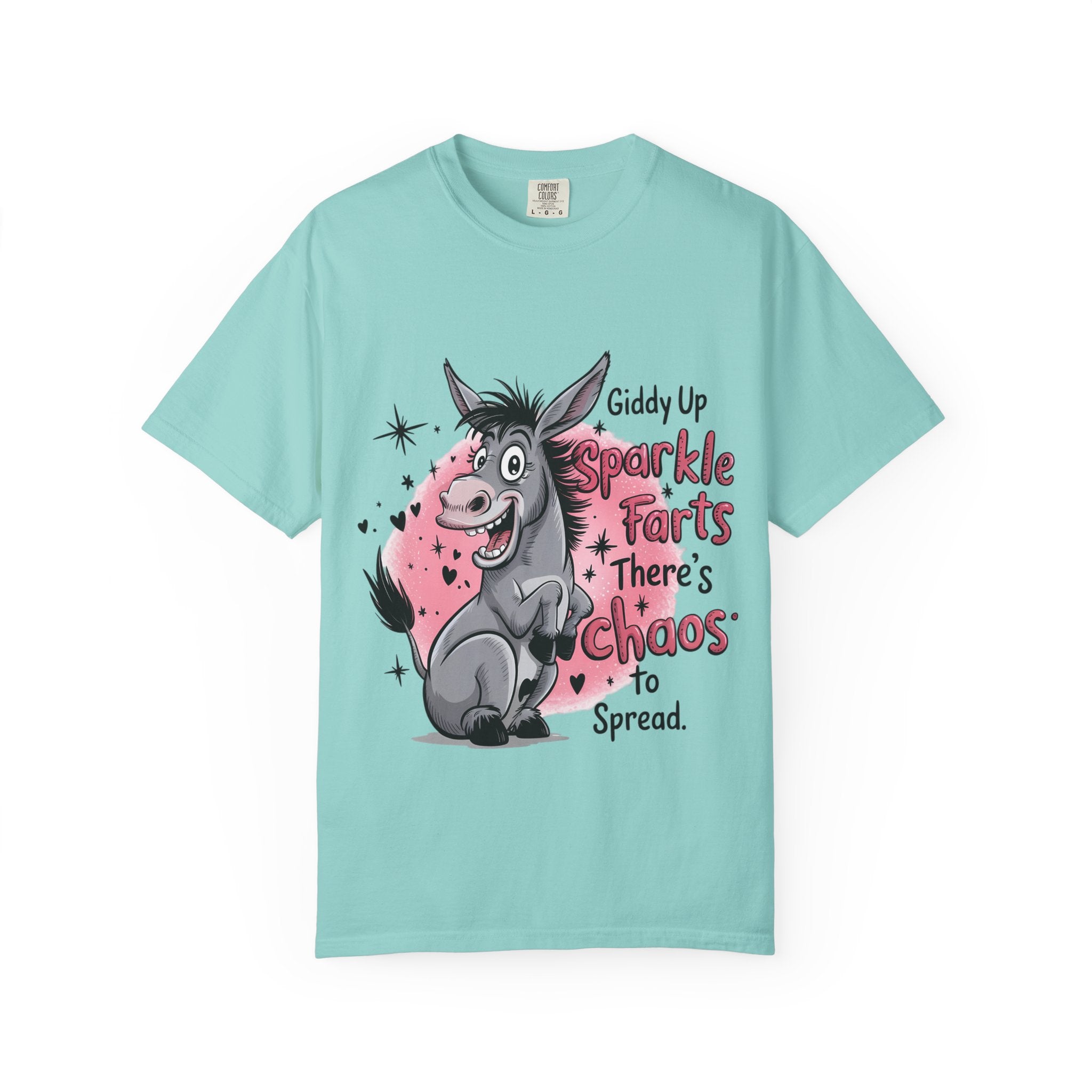 Funny Unisex T-Shirt with Sparkle Farts Design