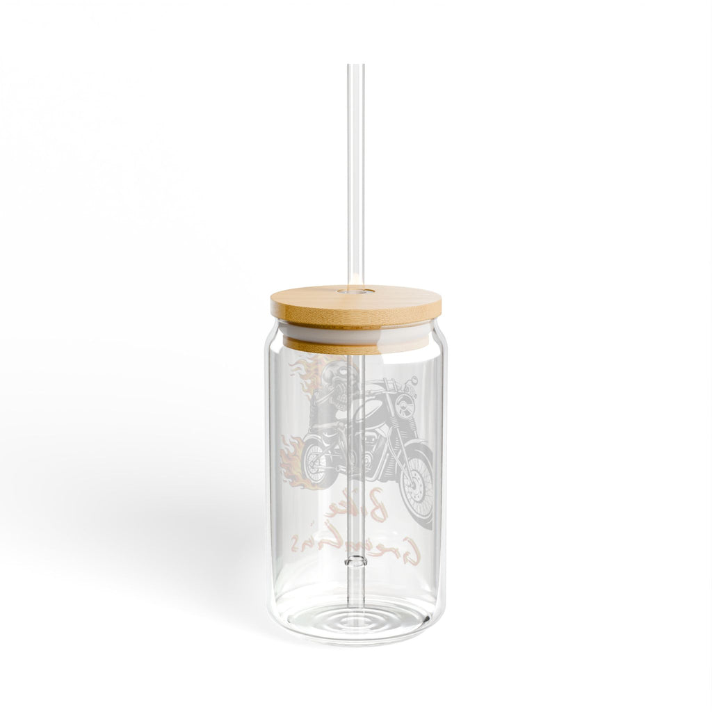 Motorcycle Rider Sipper Glass - 'Bike Gremlins' 16oz Travel Tumbler