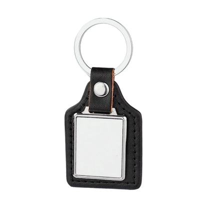 Rectangular Sublimation Blanks Keychains – Custom DIY Metal Key Rings for Heat Press & Personalized Gifts