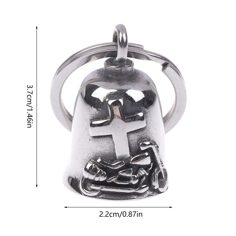 Gremlin Guardian Motorcycle Bell – Good Luck Riding Bell with Hanger for Bikers (Men & Women)