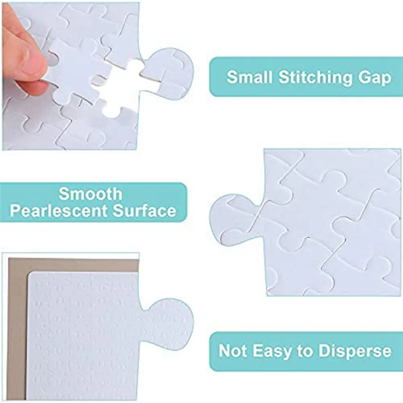 A4 Sublimation Puzzle Blank – DIY Custom Jigsaw for Heat Press & Crafts