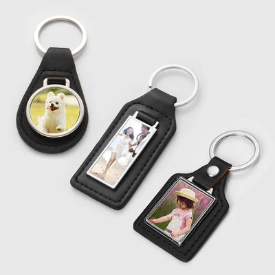 Rectangular Sublimation Blanks Keychains – Custom DIY Metal Key Rings for Heat Press & Personalized Gifts