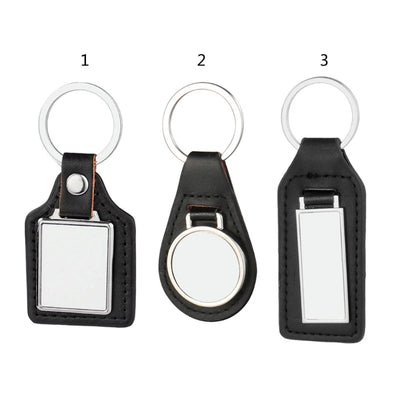 Rectangular Sublimation Blanks Keychains – Custom DIY Metal Key Rings for Heat Press & Personalized Gifts