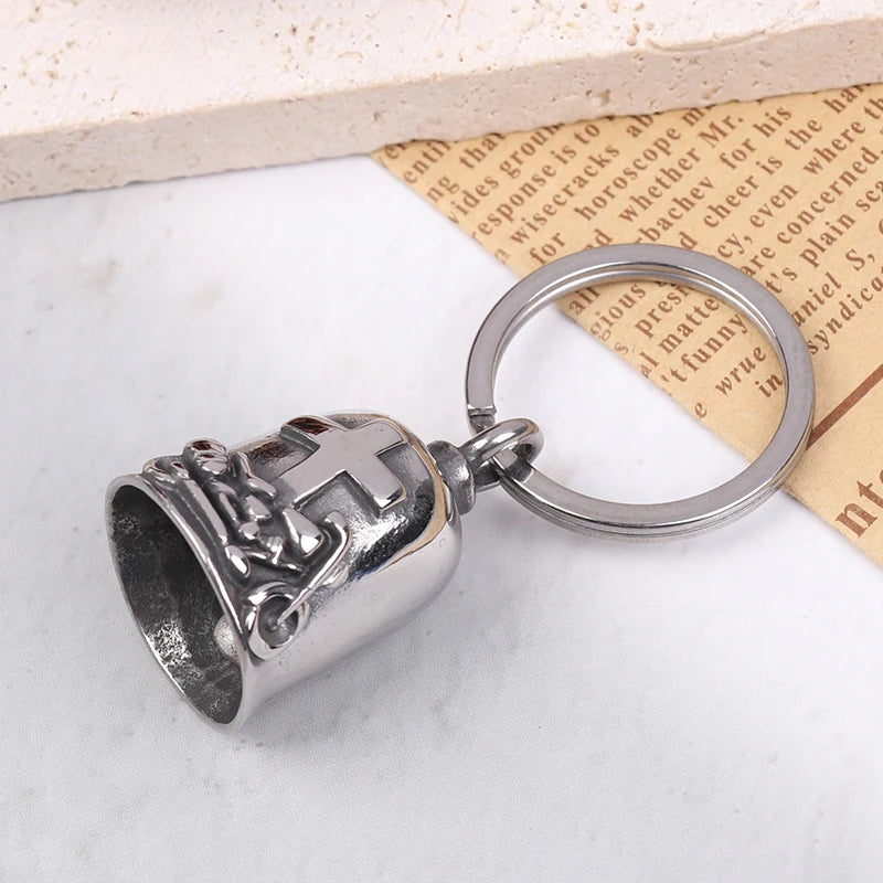 Gremlin Guardian Motorcycle Bell – Good Luck Riding Bell with Hanger for Bikers (Men & Women)