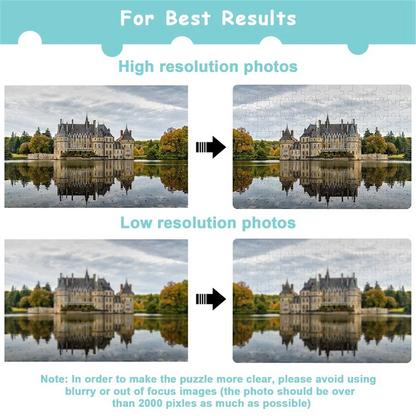 A4 Sublimation Puzzle Blank – DIY Custom Jigsaw for Heat Press & Crafts