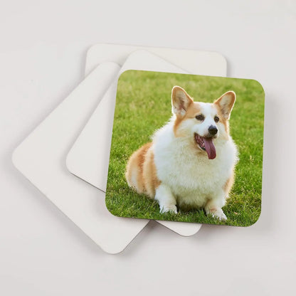 Bulk Sublimation Blank Square Coasters | Wood Hardboard for Heat Press & DIY Custom Crafts