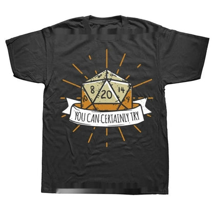 Dungeon Dragon Graphic T-Shirt for RPG & Fantasy Gamers
