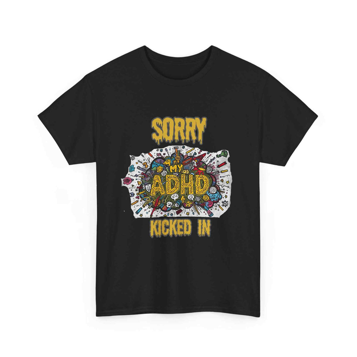ADHD & Mental Health Awareness T-Shirt – Neurospicy & Proud Unisex Affirmation Tee (S–5XL) - TRK Sublimation Design