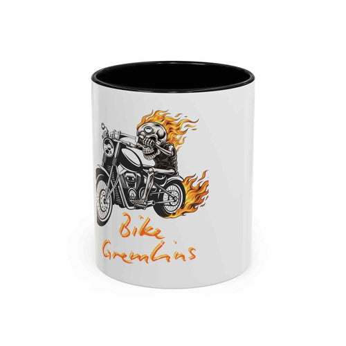 Bike Gremlins Skull Motorcycle Coffee Mug – Biker Drinkware (11oz & 15oz) - TRK Sublimation Design
