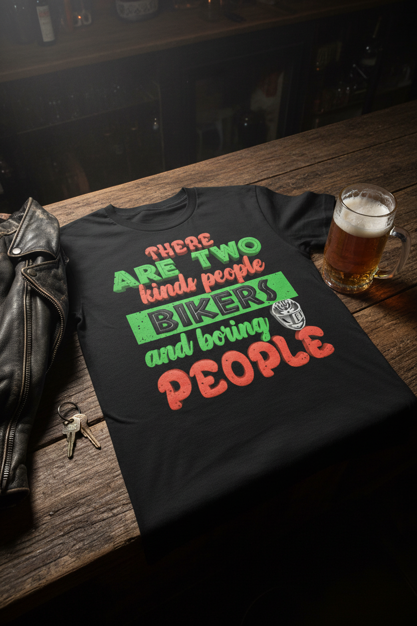 Biker Bar Shirt - Flat Lay