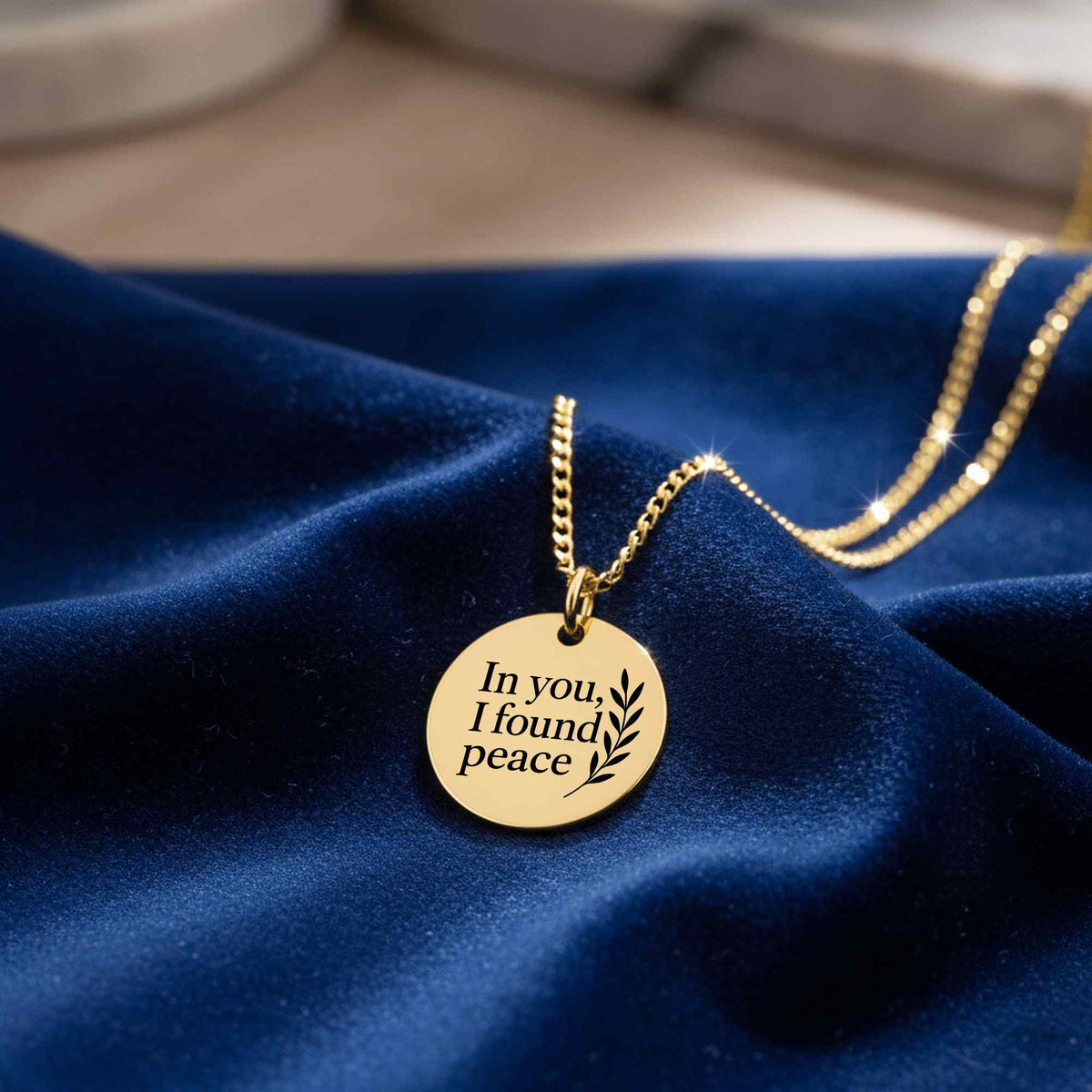 Cuban Coin Necklace – Personalized 18K Gold, Rose Gold & Steel