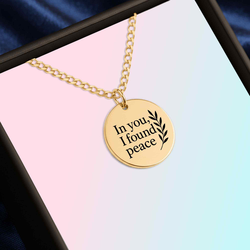 Cuban Coin Necklace – Personalized 18K Gold, Rose Gold & Steel