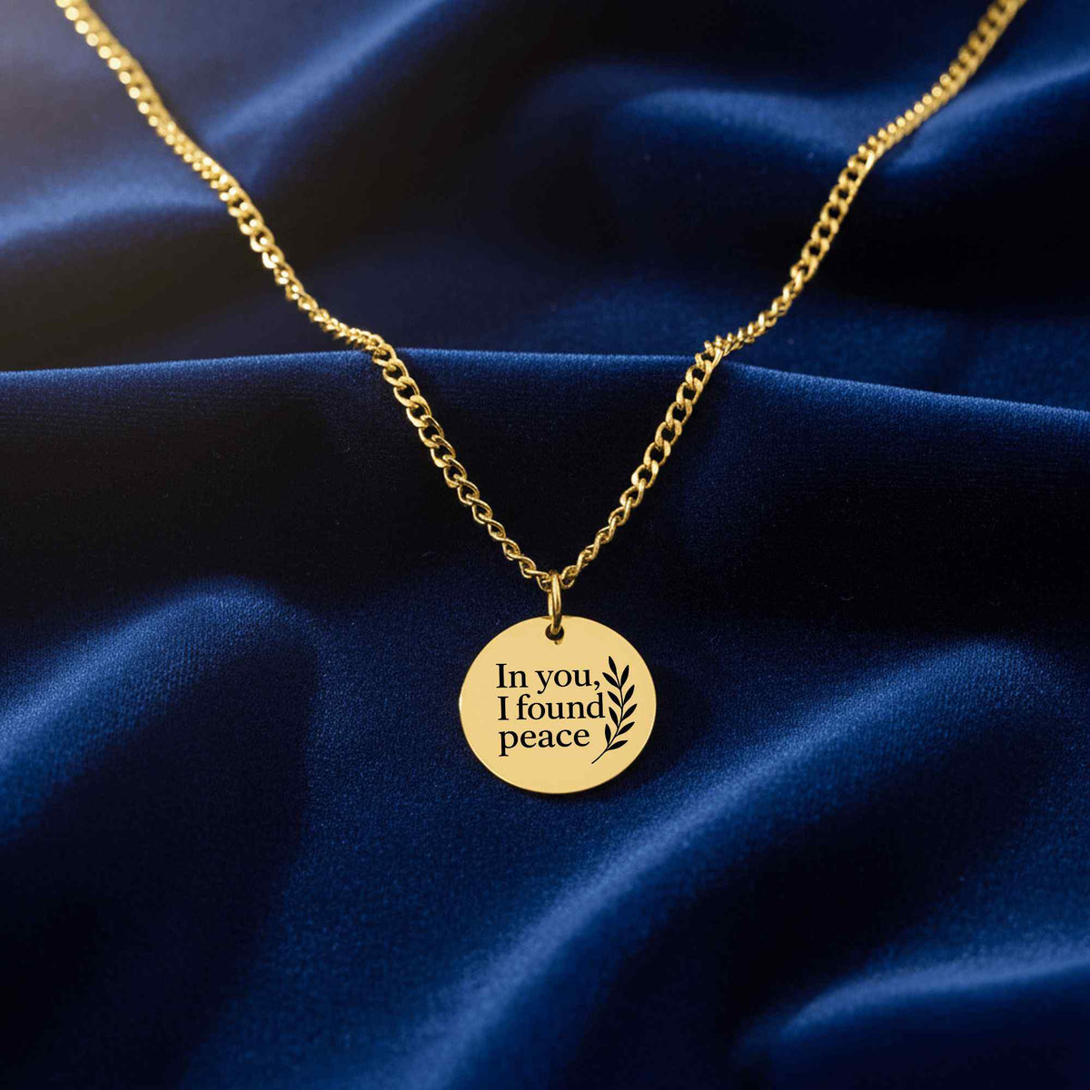 Cuban Coin Necklace – Personalized 18K Gold, Rose Gold & Steel