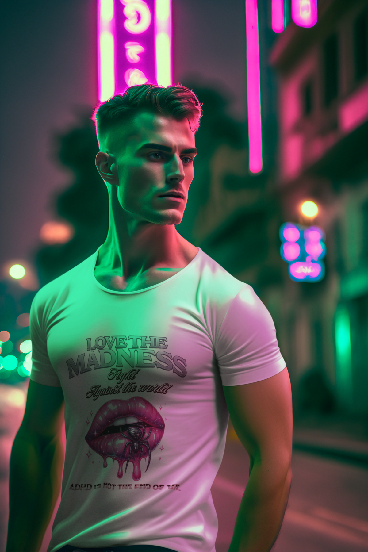Love the Madness Unisex Graphic T-Shirt – Bold Statement Tee for the Wild at Heart - TRK Sublimation Design