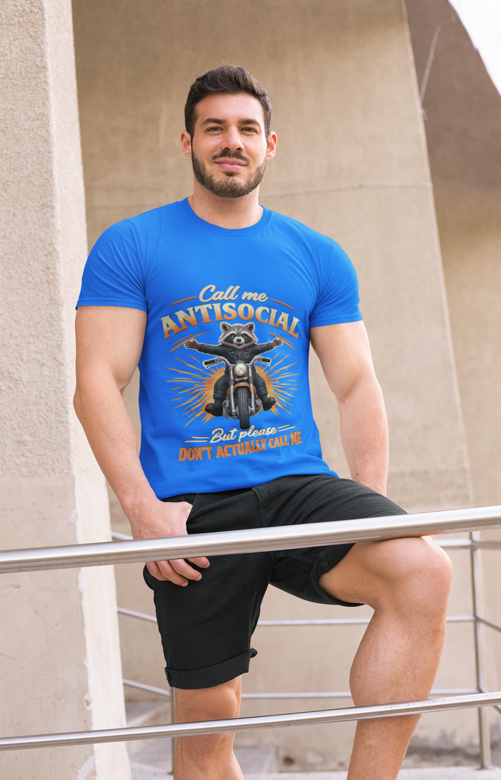 Call Me Antisocial But Please Don't Actually Call Me – Funny Introvert Graphic Tee