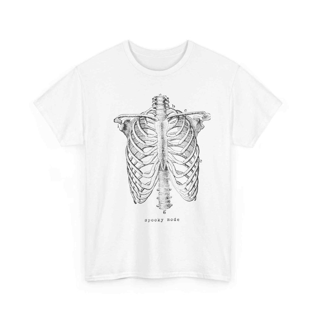 Retro Mascot Rib Cage T-Shirt – 90s Airbrush Style Graphic Tee - TRK Sublimation Design