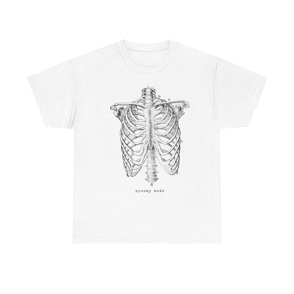 Retro Mascot Rib Cage T-Shirt – 90s Airbrush Style Graphic Tee - TRK Sublimation Design